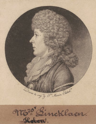 Helen Ledyard Lincklaen von Charles B.J. Févret de Saint Mémin