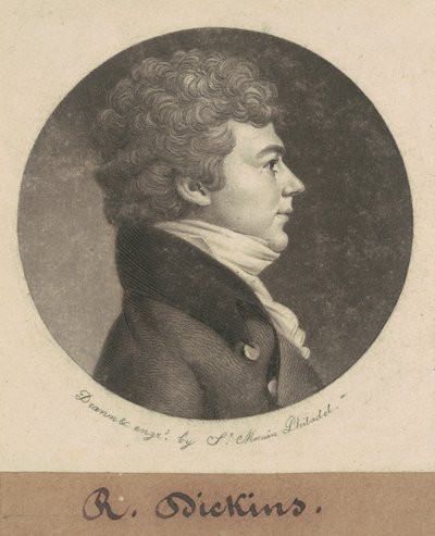 Asbury Dickins von Charles B. J. Févret de Saint Mémin