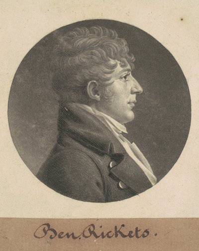Benjamin Ricketts von Charles B. J. Févret de Saint Mémin