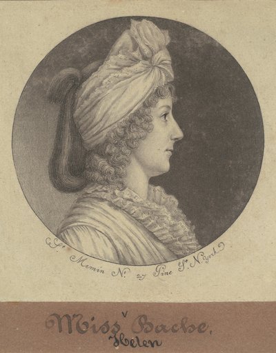 Helena Bache von Charles B. J. Févret de Saint Mémin