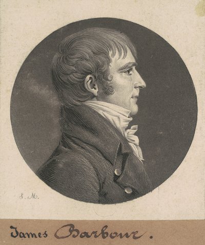 James Barbour von Charles B. J. Févret de Saint Mémin