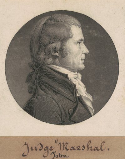 John Marshall von Charles B. J. Févret de Saint Mémin