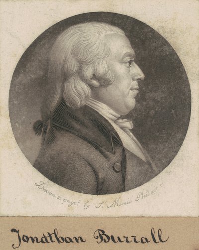 Jonathan Burrall von Charles B. J. Févret de Saint Mémin