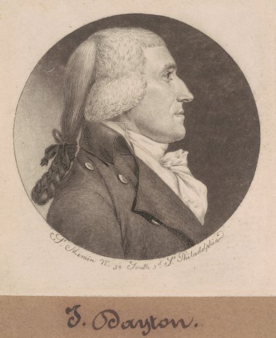 Jonathan Dayton von Charles B. J. Févret de Saint Mémin