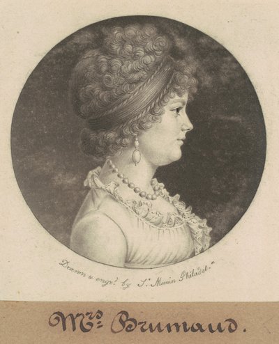 Frau Brumaud von Charles B. J. Févret de Saint Mémin