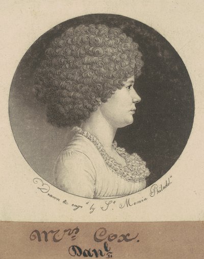 Mrs. Cox von Charles B. J. Févret de Saint Mémin