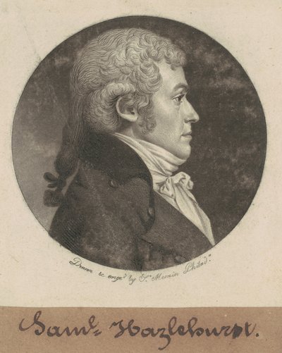 Samuel Hazlehurst von Charles B. J. Févret de Saint Mémin