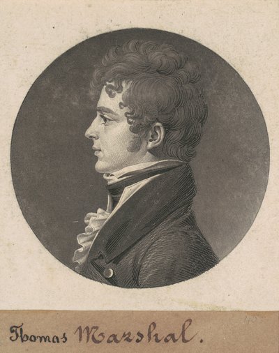 Thomas Marshall von Charles B. J. Févret de Saint Mémin