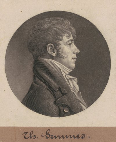 Thomas Semmes von Charles B. J. Févret de Saint Mémin
