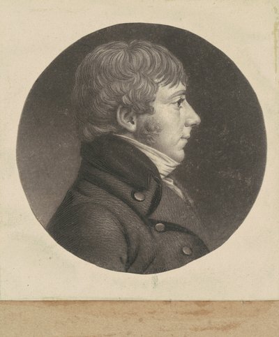 Unbekannter Mann von Charles B. J. Févret de Saint Mémin