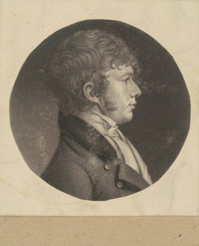 Unbekannter Mann von Charles B. J. Févret de Saint Mémin