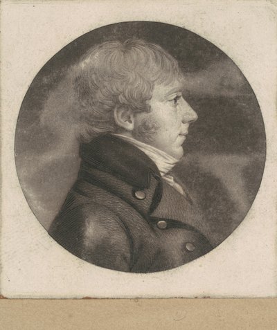 Unbekannter Mann von Charles B. J. Févret de Saint Mémin