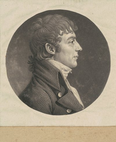 Unbekannter Mann von Charles B. J. Févret de Saint Mémin