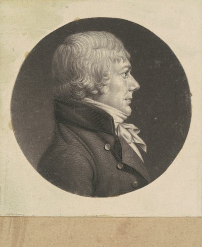 Unbekannter Mann von Charles B. J. Févret de Saint Mémin