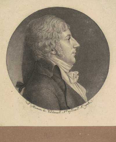 Unbekannter Mann von Charles B. J. Févret de Saint Mémin