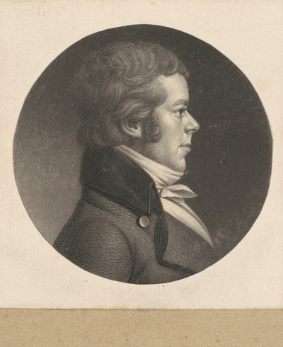 Unbekannter Mann von Charles B. J. Févret de Saint Mémin