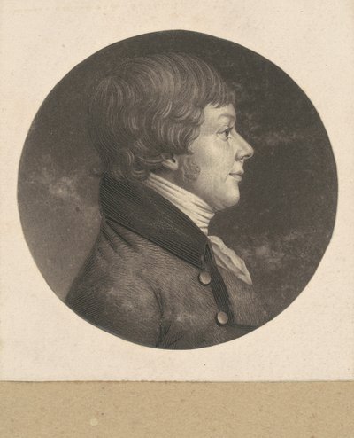 Unbekannter Mann von Charles B. J. Févret de Saint Mémin
