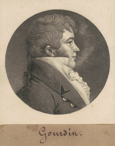 Unbekannter Mann von Charles B. J. Févret de Saint Mémin