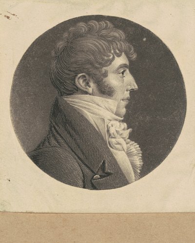 Unbekannter Mann von Charles B. J. Févret de Saint Mémin