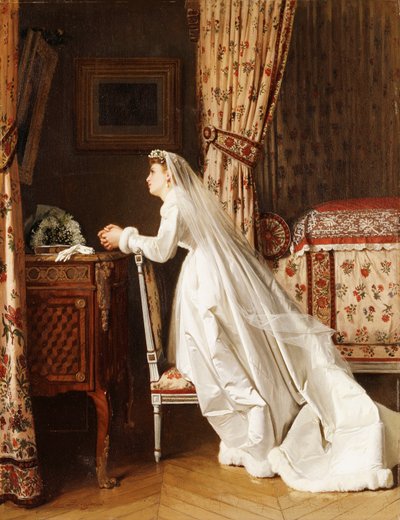 Die Braut von Charles Baugniet