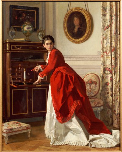 Der Brief von Charles Baugniet