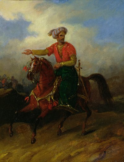 Ein Osmanischer Reiter von Charles Bellier