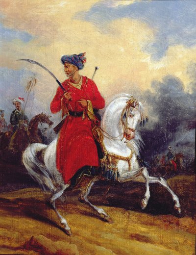Ein Osmanischer Reiter von Charles Bellier
