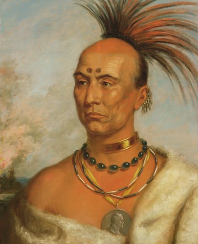 Makataimeshekiakiak (Black Hawk), ca. 1853 von Charles Bird King