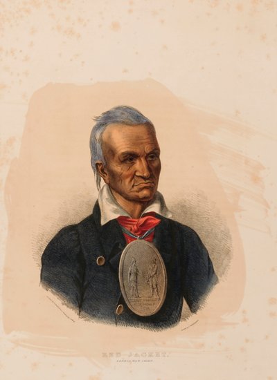 ROTE JACKE. SENECA KRIEGSHÄUPTLING. von Charles Bird King