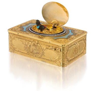 Singvogel-Box, ca. 1840 von Charles Bruguier