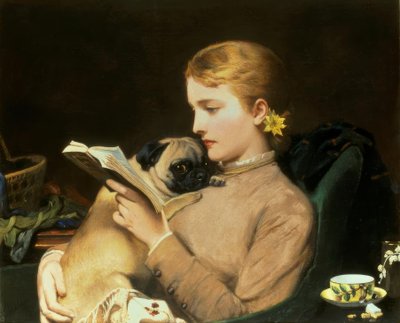 Blond und Brünett von Charles Burton Barber