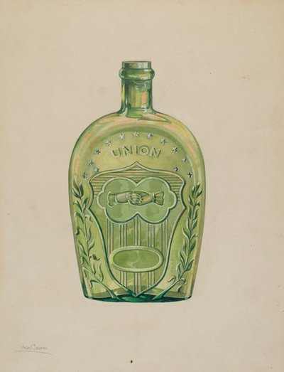 Likörflasche von Charles Caseau