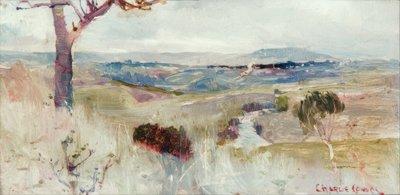 Dandenongs von Heidelberg von Charles Edward Conder