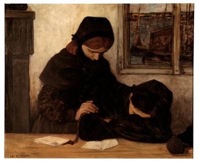 Trauer in Ouessant von Charles Cottet