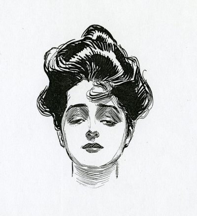 Ein Gibson-Mädchen, ca. 1902 von Charles Dana Gibson