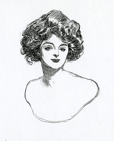 Ein Gibson-Mädchen, ca. 1902 von Charles Dana Gibson