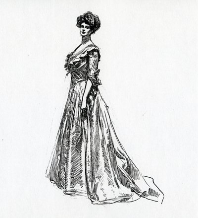 Ein Gibson-Mädchen, ca. 1902 von Charles Dana Gibson
