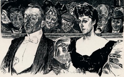 Im Theater von Charles Dana Gibson