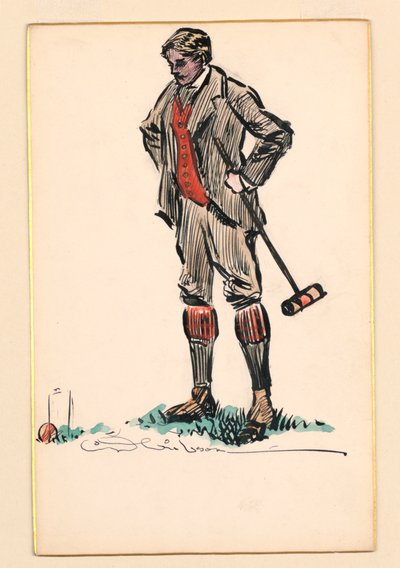 Krocketspieler von Charles Dana Gibson