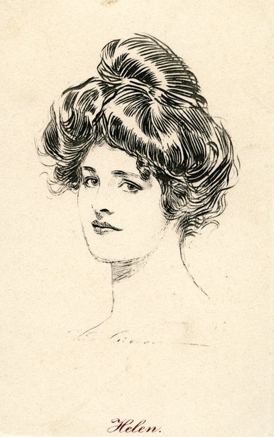 Helen, ein Gibson Girl, ca. 1900 von Charles Dana Gibson