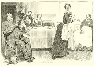 Illustration für Die soziale Leiter von Charles Dana Gibson