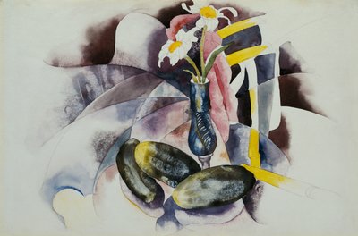 Blumen und Gurken von Charles Demuth