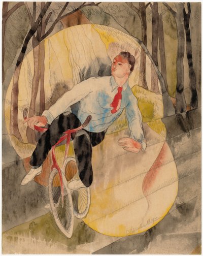 Im Varieté, der Radfahrer von Charles Demuth
