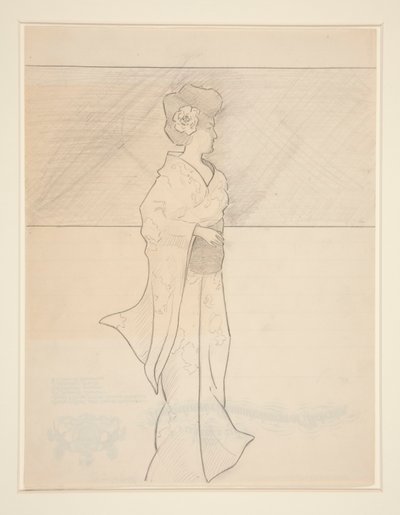 Japanische Dame von Charles Demuth
