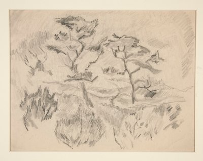Landschaft (Bermuda oder Provincetown?) von Charles Demuth