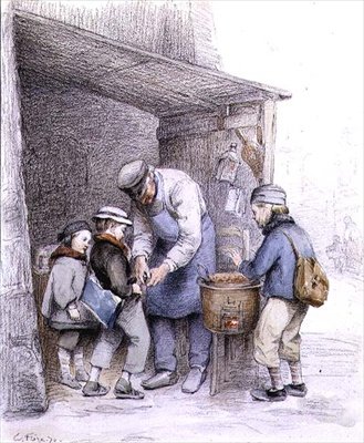 Der Kastanienverkäufer von Charles Edouard Frere