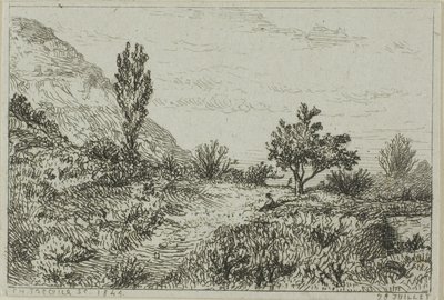 Landschaft von Charles Emile Jacque