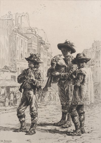 Pifferaris, 1864 von Charles Emile Jacque