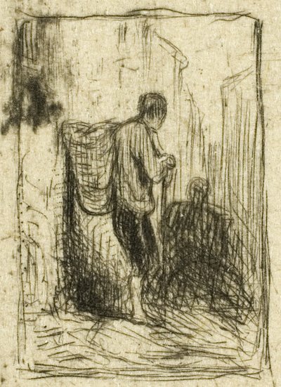 Lumpensammler von Charles Emile Jacque