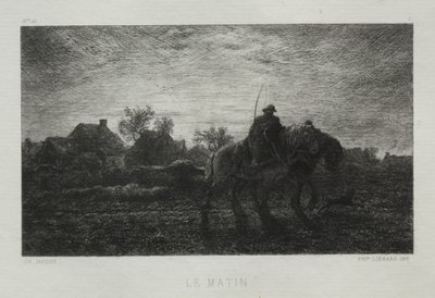 Der Morgen von Charles Emile Jacque